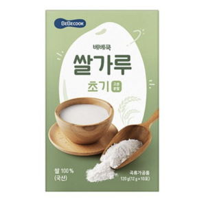 베베쿡 초기이유식 쌀가루 120g (4~6개월)