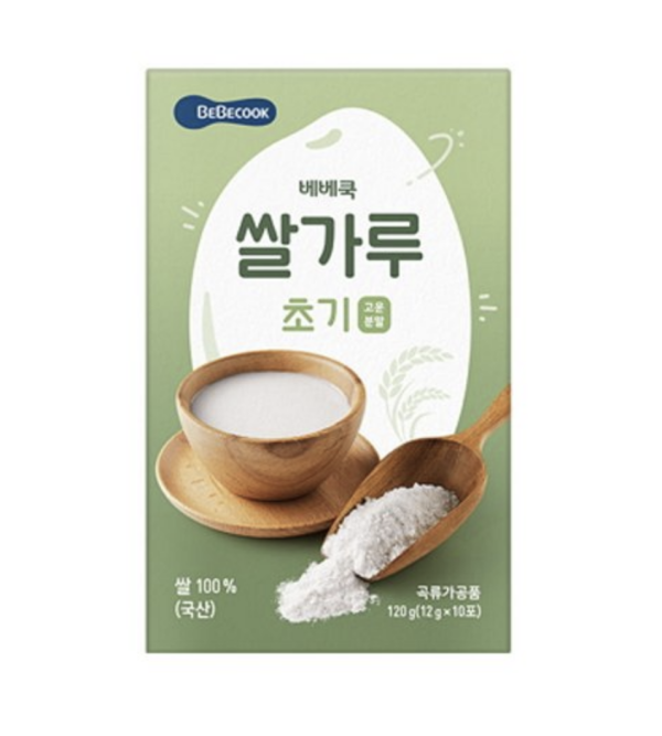 베베쿡 초기이유식 쌀가루 120g (4~6개월)