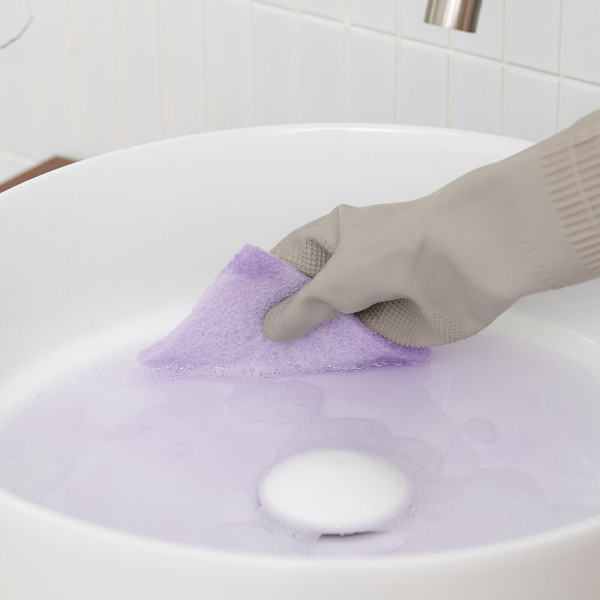 욕실청소 베이킹소다 시트타입 수세미 소형40입 - 图片 3