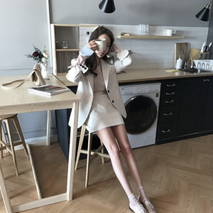휘핑크림 머핀 스커트