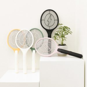1+1 벌레퇴치 휴대용 스마트 전기 모기채 2개 해충퇴치기
