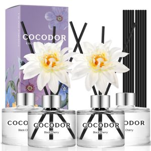 시그니처 신향 디퓨저 120ml X 4개 + 데코스틱 2종 + 쇼핑백 증정 코코도르