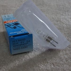 OSRAM HLX 64250 오스람 현미경 라이트 HLX 64250 6V20W G4 XENOPHOT 광학 기기 전구