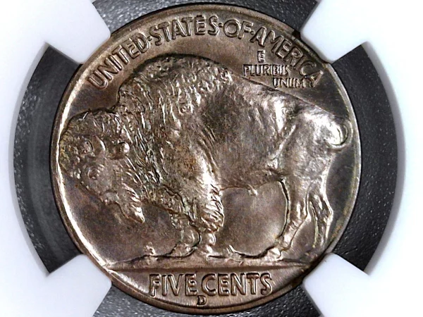 1938-D Buffalo Nickel (*Certified MS66+ by NGC*) - 图片 4