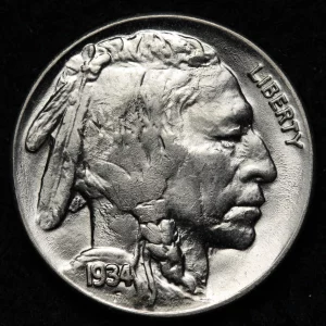 1934 Buffalo Nickel GEM BU *UNCIRCULATED* MS E216 WYMT