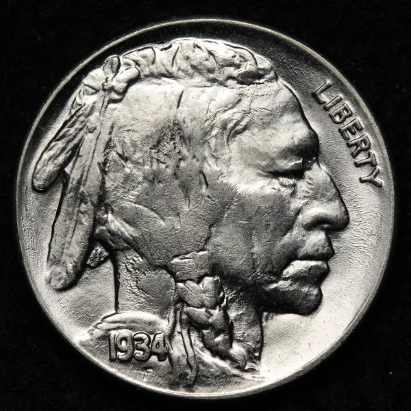 1934 Buffalo Nickel GEM BU *UNCIRCULATED* MS E216 WYMT