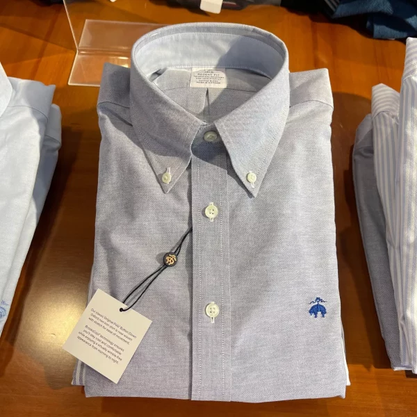 NWT! Brooks Brothers Stretch Non-Iron Oxford Cotton Button-Down Sport Shirts New - 图片 4
