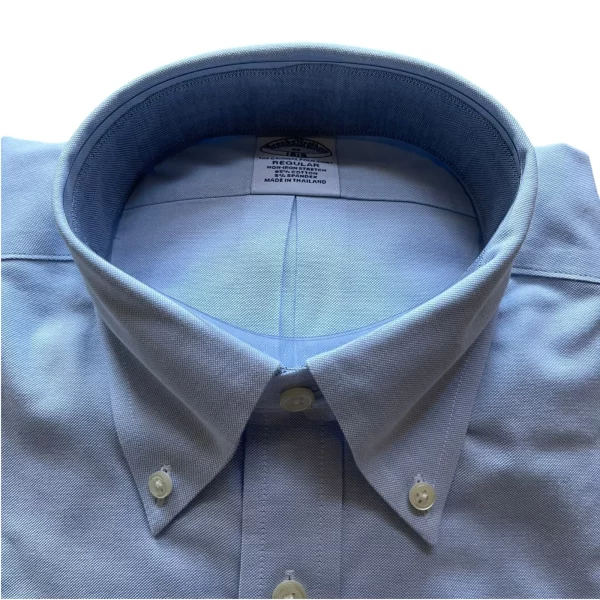 NWT! Brooks Brothers Men's Regular Fit Non Iron Stretch Oxford Button Down Shirt - 图片 4