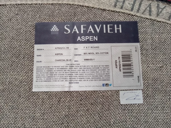 Safavieh Aspen REN220H CIRCULAR AREA RUG 7' x 7'  Collection. - 图片 3