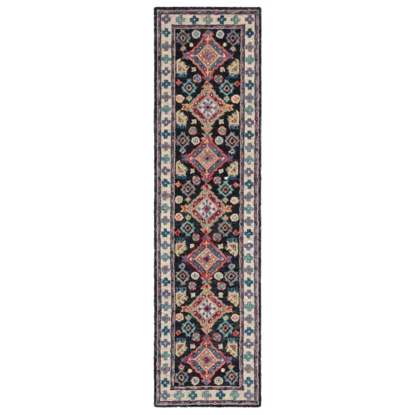 SAFAVIEH Aspen APN521H Handmade Charcoal / Blue Rug - 图片 3