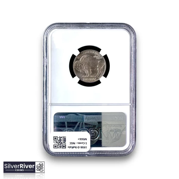 1938-D Buffalo Nickel (*Certified MS66+ by NGC*) - 图片 2
